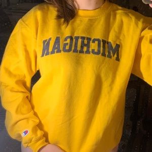 Michigan champion sweatshirt!